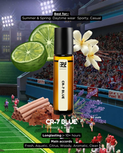 CR-7 Blue AT | Luxury Niche Attar – 10+ Hour Long Lasting Pure Oil - Inspired by CR7 Blue by Chrstao Ronld*