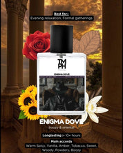 Enigma Dove – Inspired by Ro*a Dove Parfums Enigma Pour Homme | Warm, Boozy & Mysterious