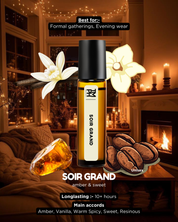 Soir Grand AT | Luxury Niche Attar – 10+ Hour Long Lasting Pure Oil - Inspired by Grand Soir by Masn Frni Kurdjin**
