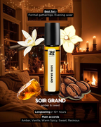 Soir Grand AT | Luxury Niche Attar – 10+ Hour Long Lasting Pure Oil - Inspired by Grand Soir by Masn Frni Kurdjin**