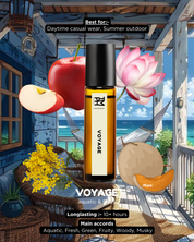 Voyage AT | Luxury Niche Attar – 10+ Hour Long Lasting Pure Oil - Inspired by Voyage by Natca*