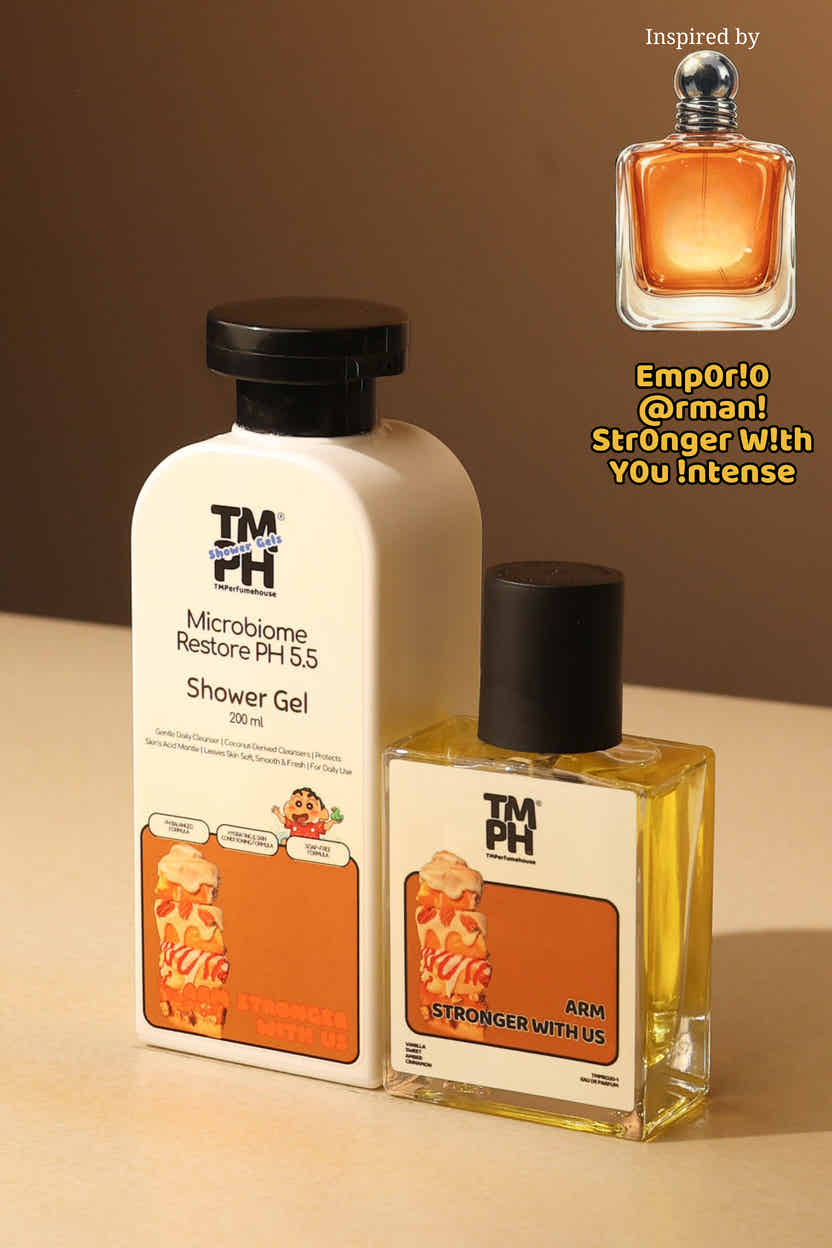 Arm Stronger With Us | Shower gel + Perfume