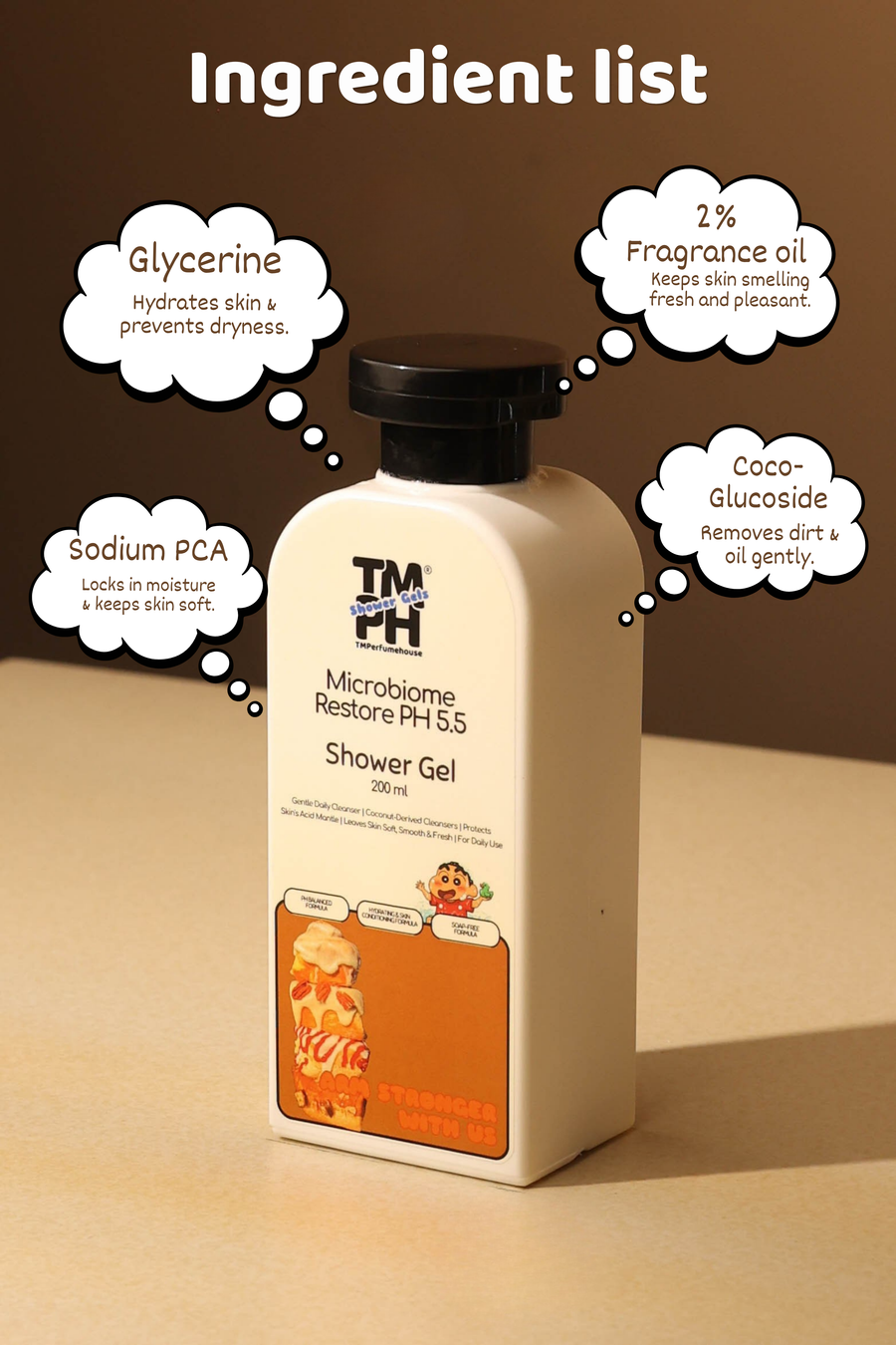 Arm Stronger With Us | Shower gel + Perfume
