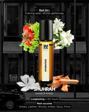 Shuhrah AT | Luxury Niche Attar – 10+ Hour Long Lasting Pure Oil - Inspired by Shuhrah by Rassi*