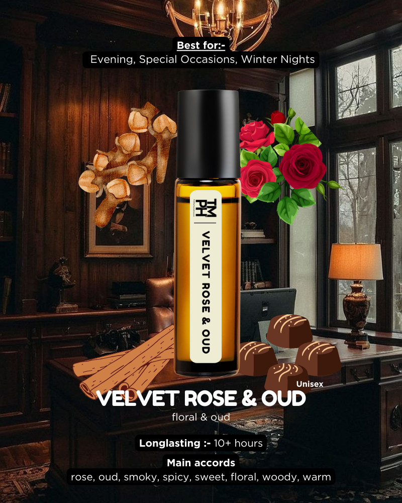 Velour Rose & Oud - Inspired Attar | TMPerfumehouse