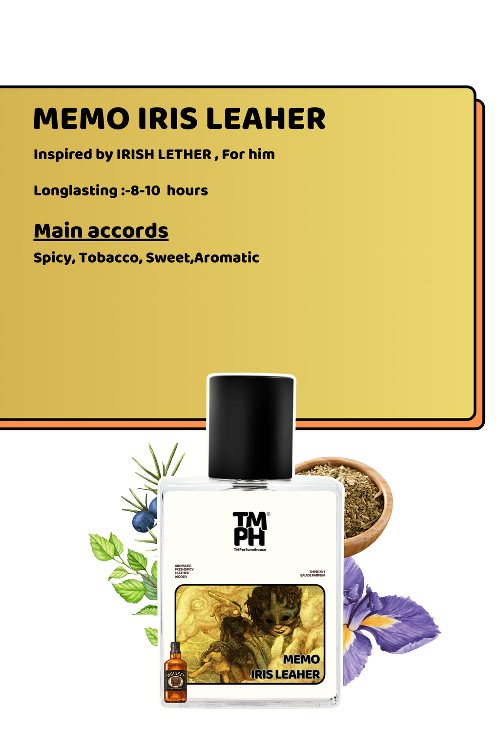 Memo iris Leaher - Inspired Perfume | TMPerfumehouse