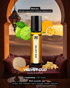 Velvet Oud AT | Luxury Niche Attar – 10+ Hour Long Lasting Pure Oil - Inspired by Velvet Oud by Doc & Gabna*