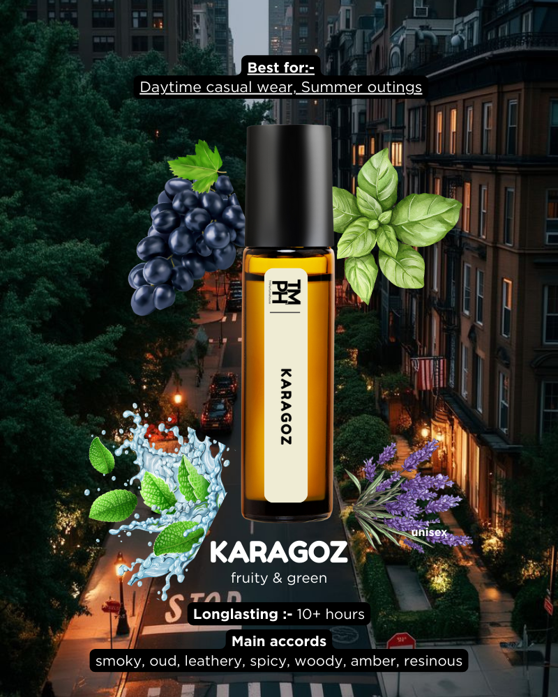 Karagoz AT | Luxury Niche Attar – 10+ Hour Long Lasting Pure Oil - Inspired by Karagoz by Nihae*