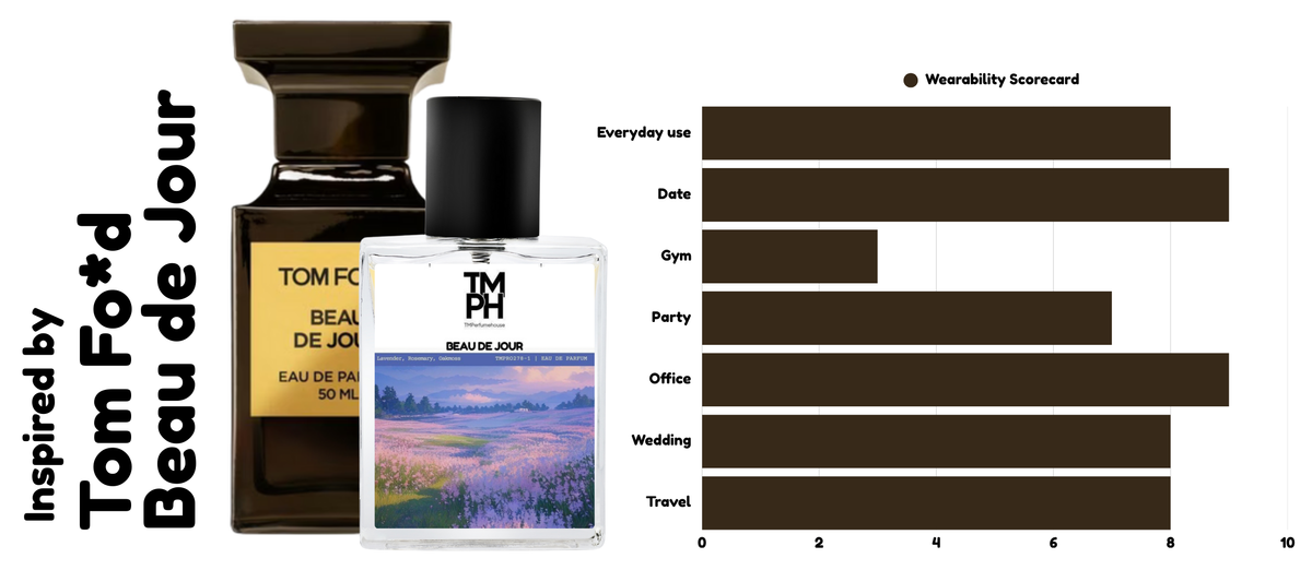 Bel Homme de Jour – WH Inspired perfume | TMPerfumehouse usage chart
