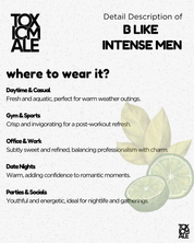 B like  intense men