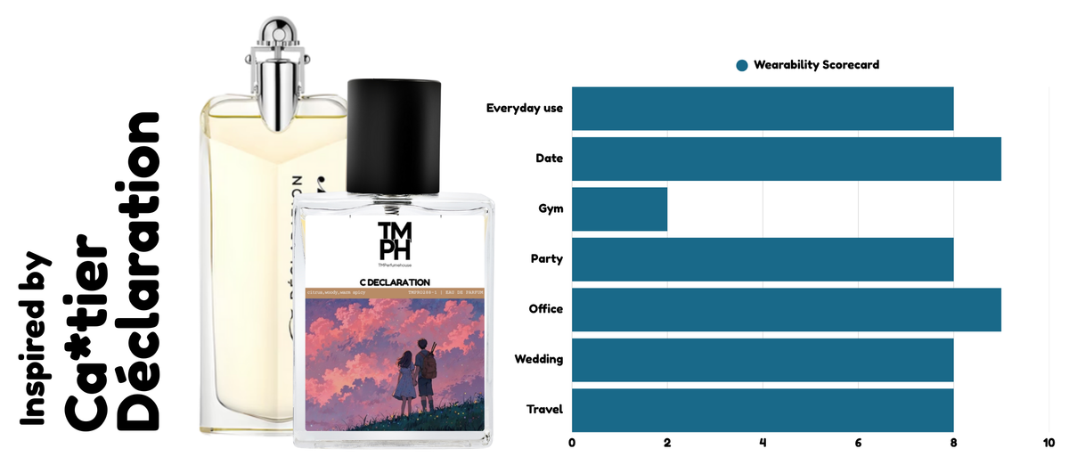 C Decléris - DG Inspired perfume | TMPerfumehouse usage chart