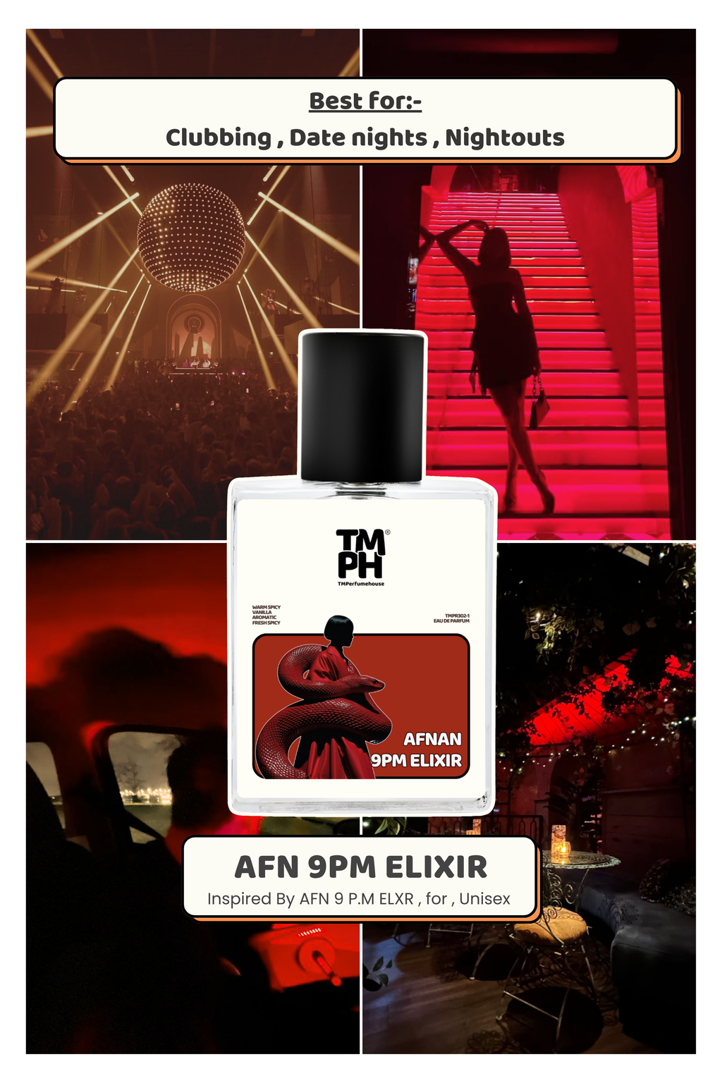 Afnan 9PM Elixir - LG Inspired Perfume | TMPerfumehouse