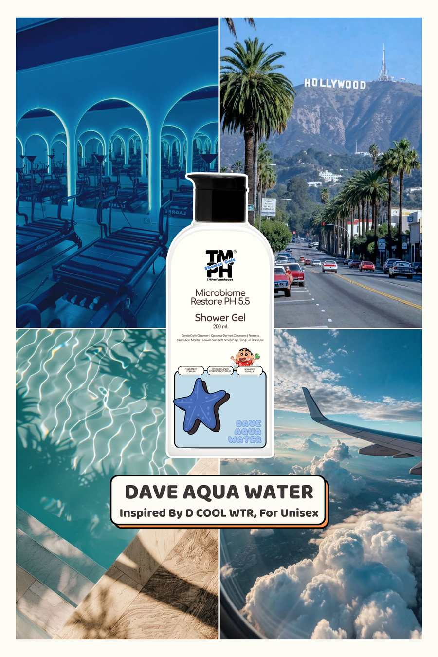 Dave Aqua Water | shower gel