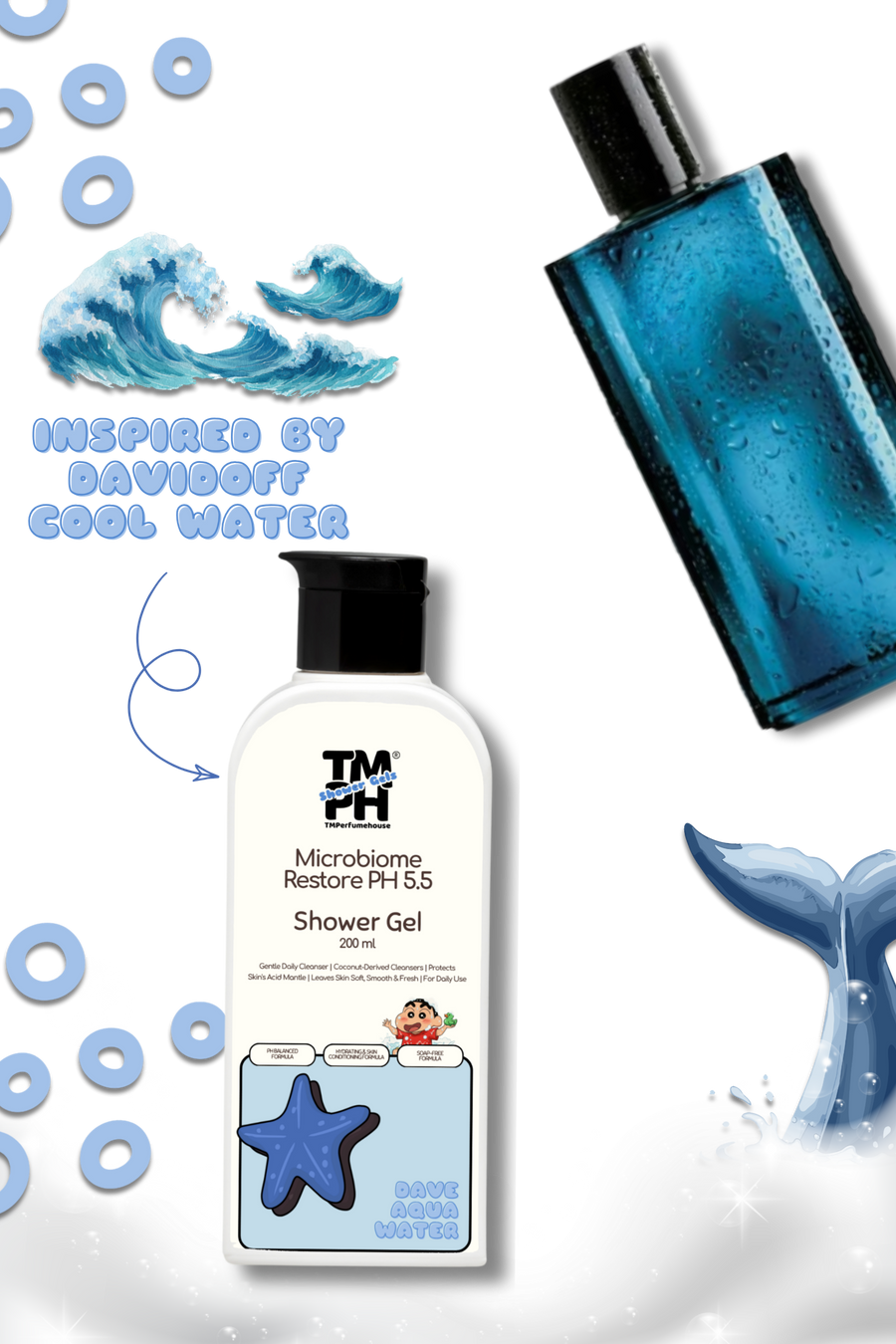 Dave Aqua Water | shower gel