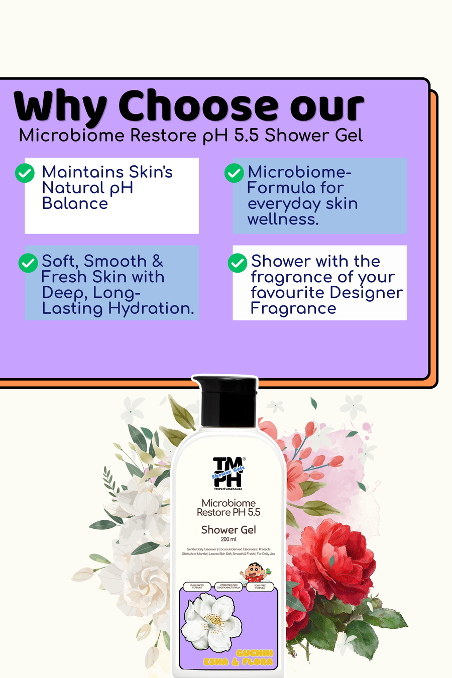 Esha & Flora | Shower gel