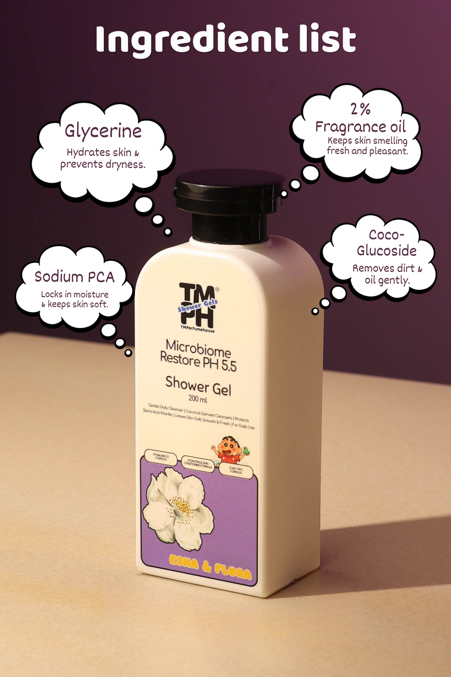 Esha & Flora | Shower gel