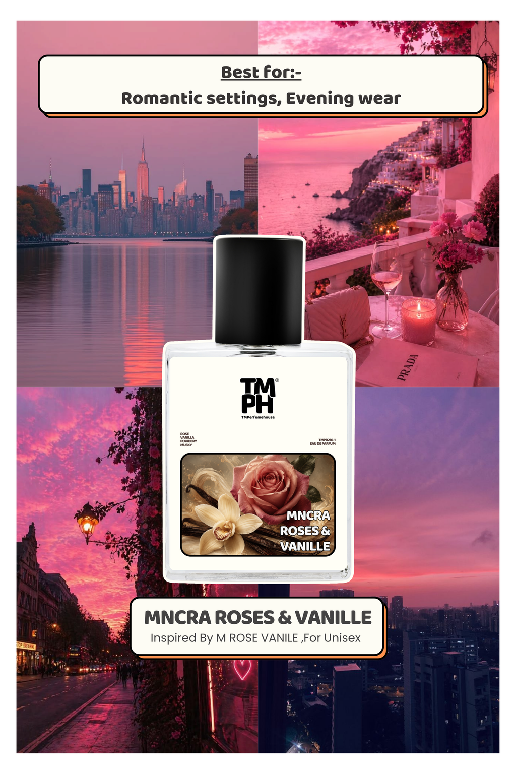 Roses &  Vanille - Inspired Perfume | TMPerfumehouse