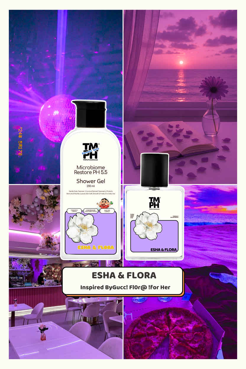 Esha & Flora | Shower gel + Perfume