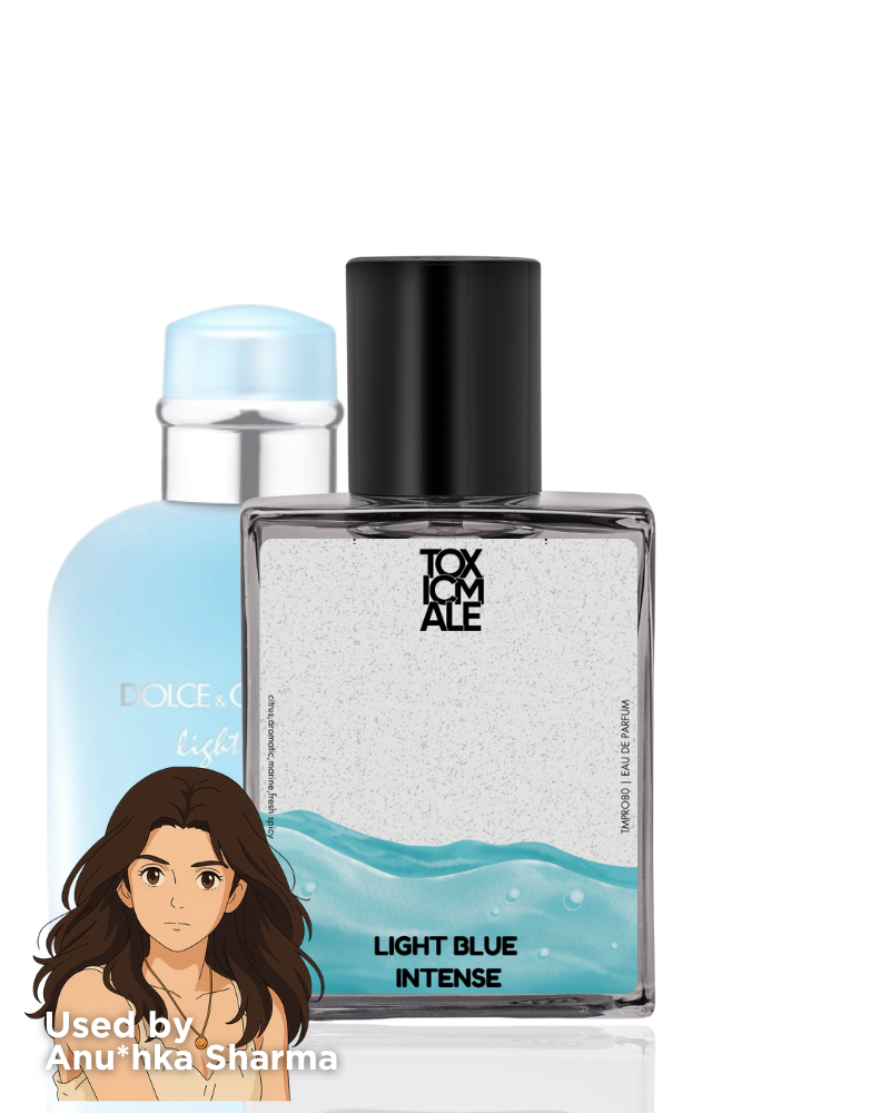Light blue  intense