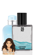 Light blue  intense