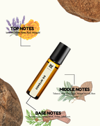 DoTERRA Oregano essential oil bottle with botanical elements and notes on a white background