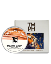 Beard balm container with packaging featuring a tiger design and 'TM PH' branding.