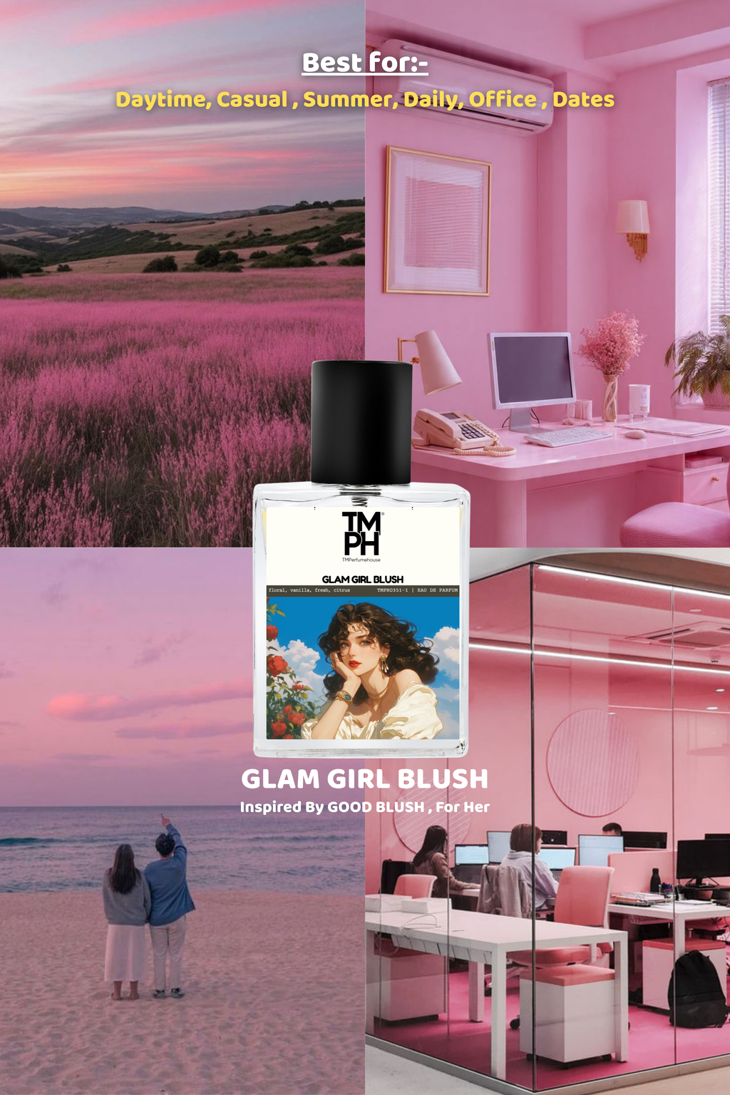 Glam Girl Blush - Inspired Perfume | TMPerfumehouse
