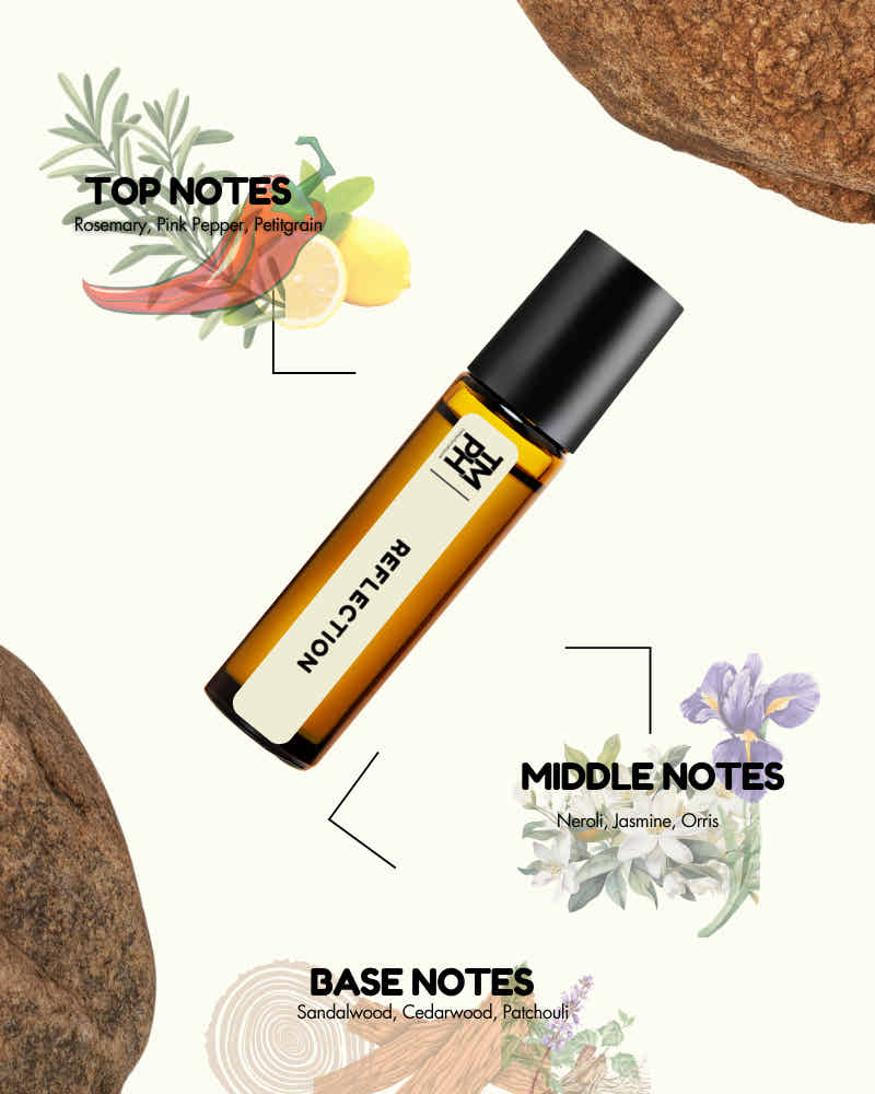 REFLECTION AT | Luxury Designer Attar – 10+ Hour Long Lasting Pure Oil - Inspired by Reflection Man by Am*uage