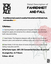 Fahrenheit  and fall