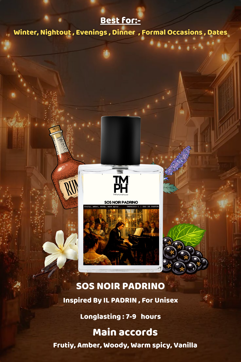 Sos Noir Padrino - Inspired Perfume | TMPerfumehouse