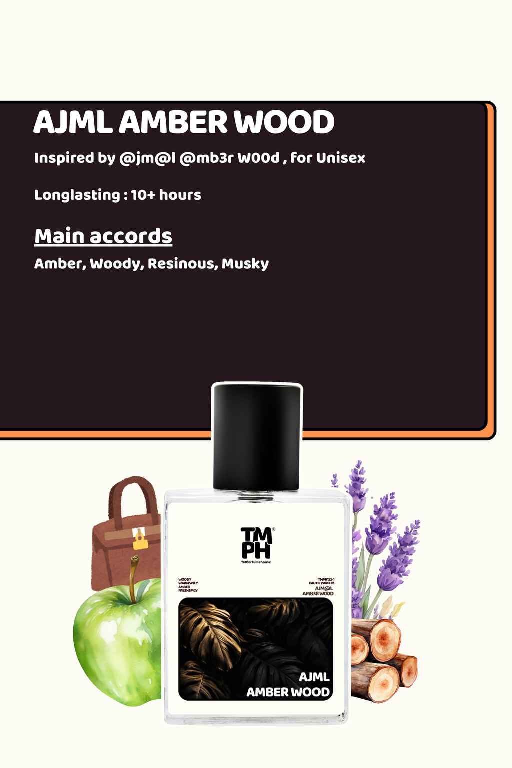 Ajml Amber Wood – Inspired perfume | TMPerfumehouse