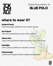 Blue polo