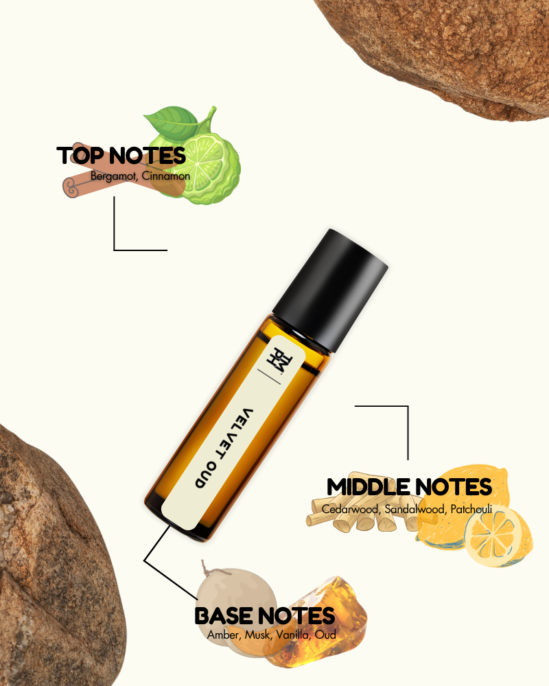 Velvet Oud AT | Luxury Niche Attar – 10+ Hour Long Lasting Pure Oil - Inspired by Velvet Oud by Doc & Gabna*