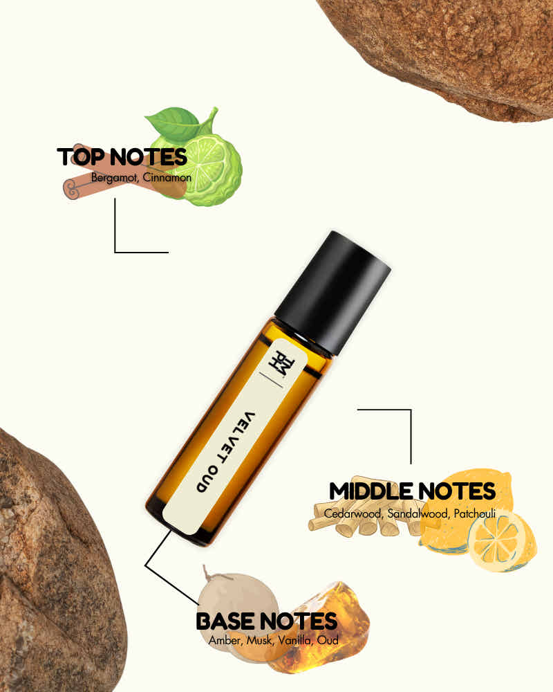 Velvet Oud AT | Luxury Niche Attar – 10+ Hour Long Lasting Pure Oil - Inspired by Velvet Oud by Doc & Gabna*