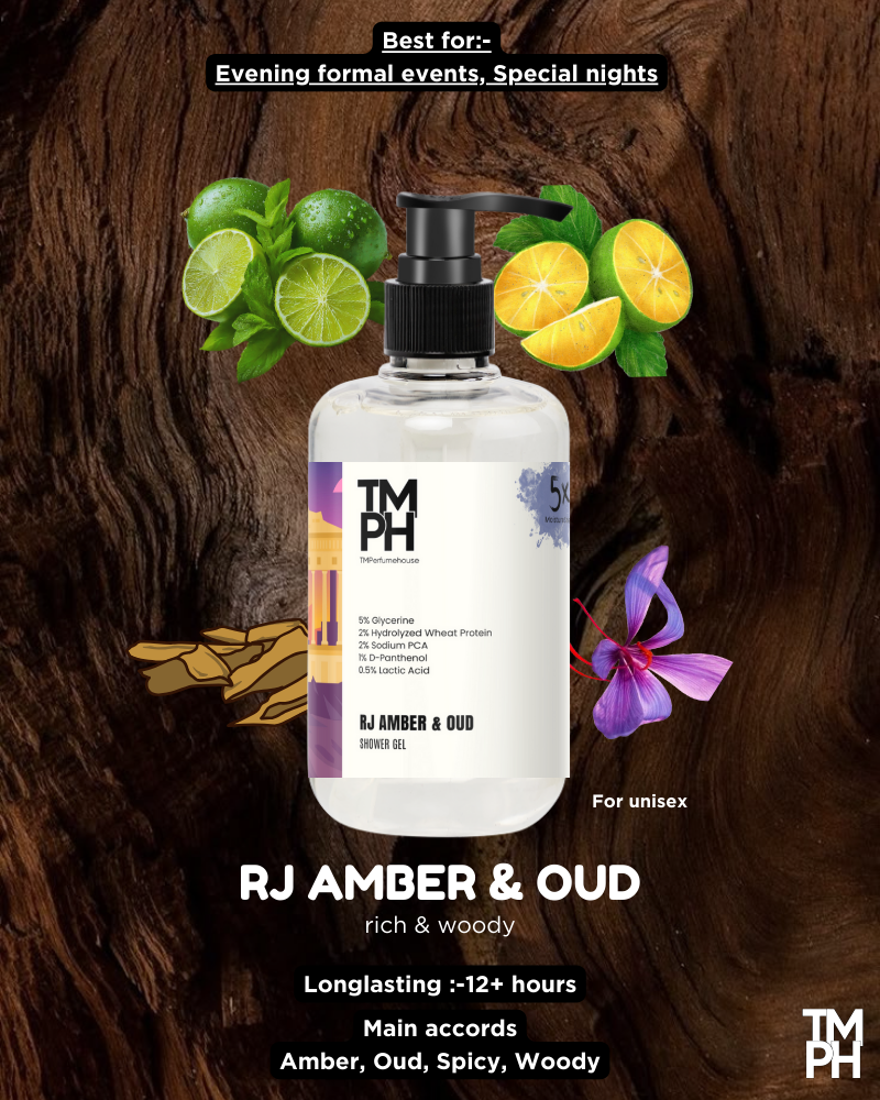 RJ AMBER & OUD  | Shower gel