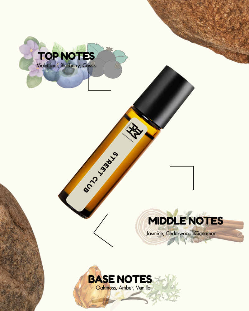 STREET CLUB AT | Luxury Designer Attar – 10+ Hour Long Lasting Pure Oil - Inspired by Bl*cker Street by Bond No. 9