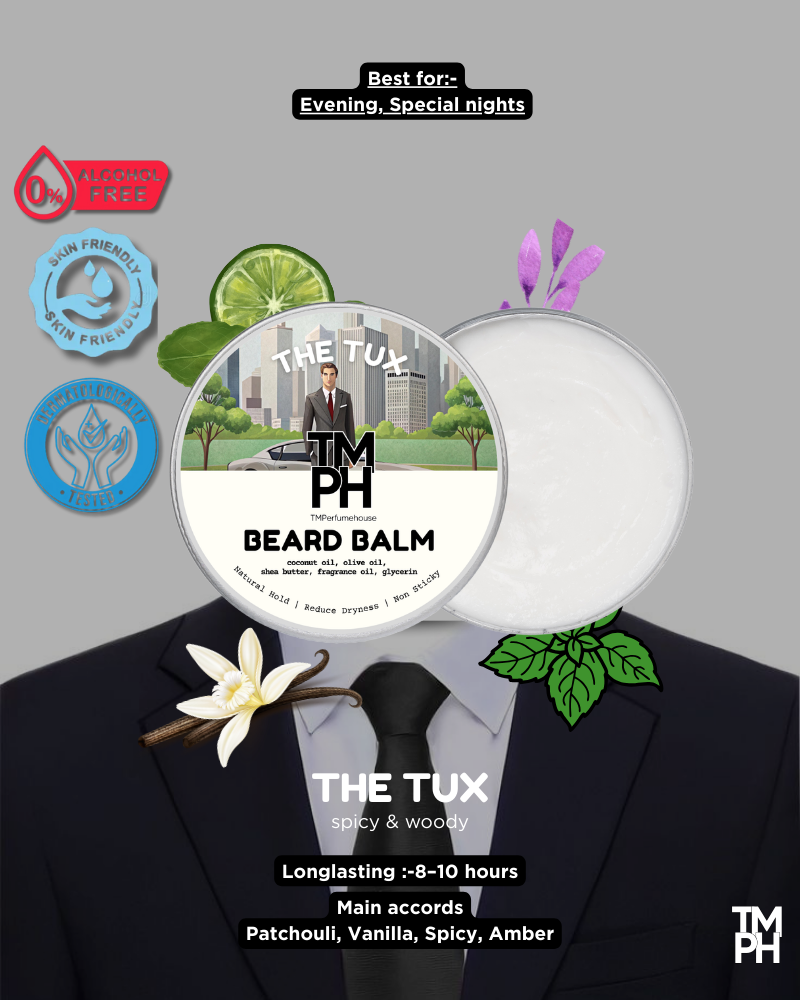 THE TUX | Premium Beard Balm – 10+ Hour Freshness & Styling - Inspired by Tuxedo by Y*L