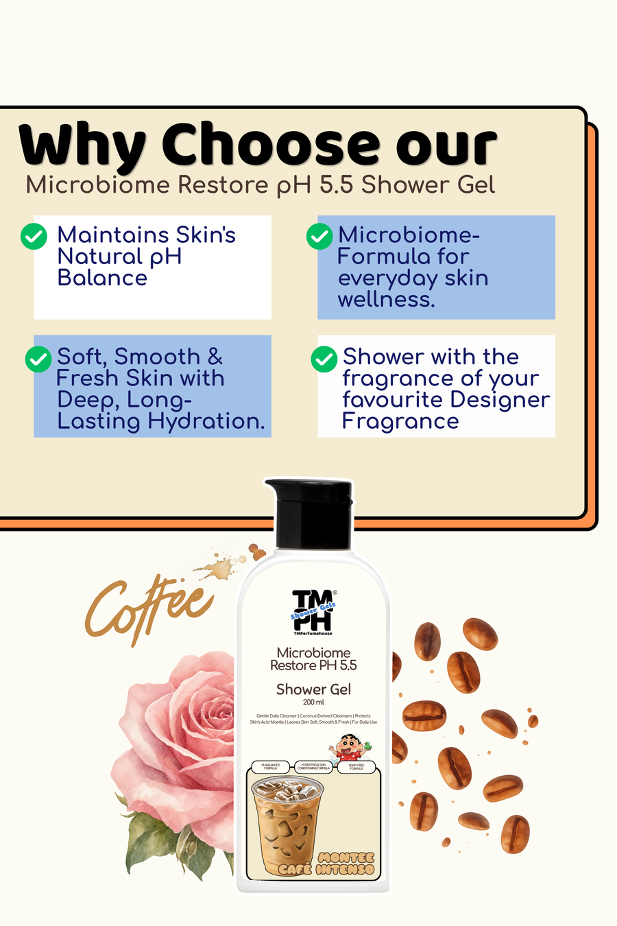 Montee Cafe Intenso | Shower gel