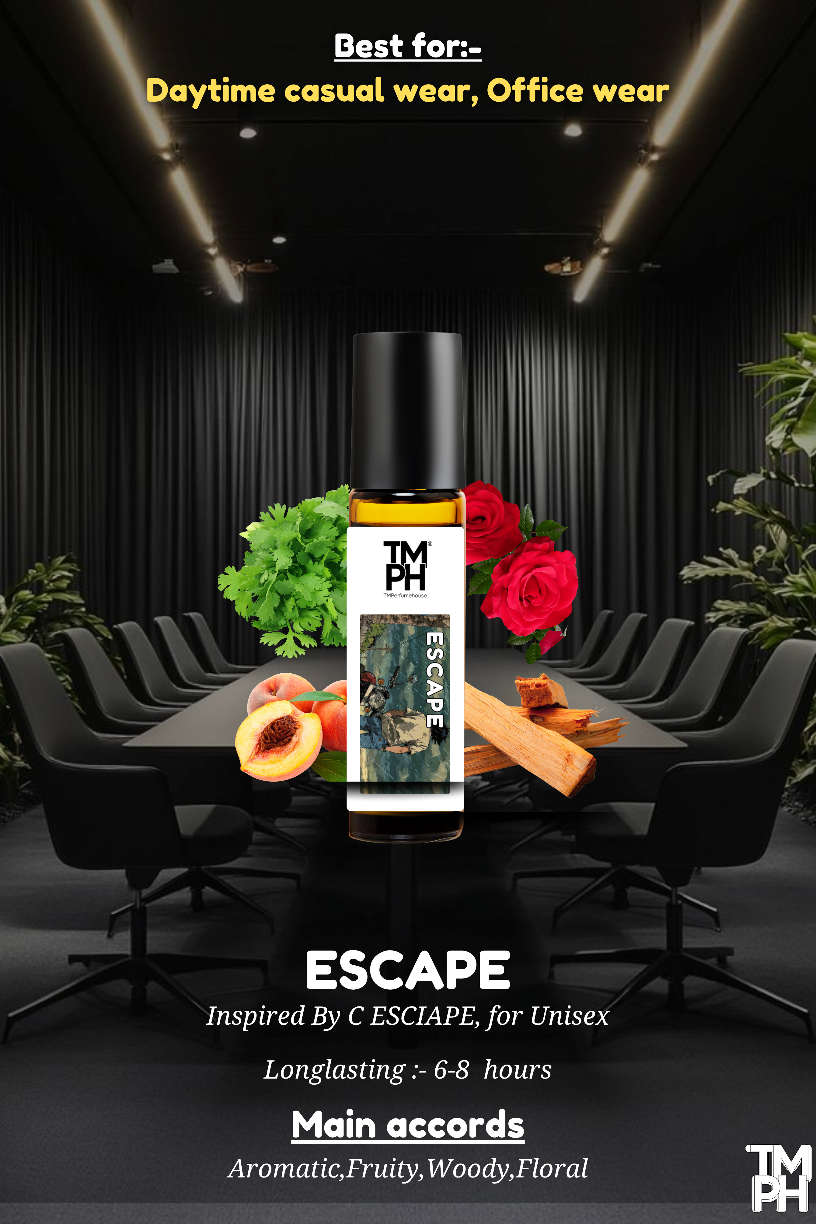 Escapo | Luxury Designer Attar – 10+ Hour Long Lasting Pure Oil  - Inspired by Escape by Ca*vin Klein