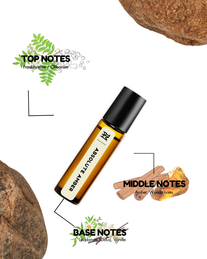 Absolute Amber AT | Luxury Niche Attar – 10+ Hour Long Lasting Pure Oil - Inspired by Amber Absolute by Tom Fod*