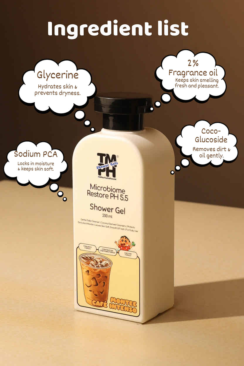 Montee Cafe Intenso | Shower gel