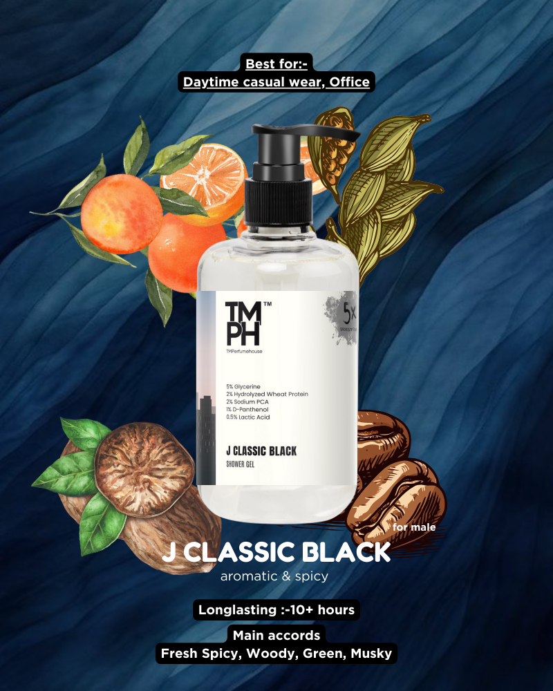 J CLASSIC BLACK  | Shower gel