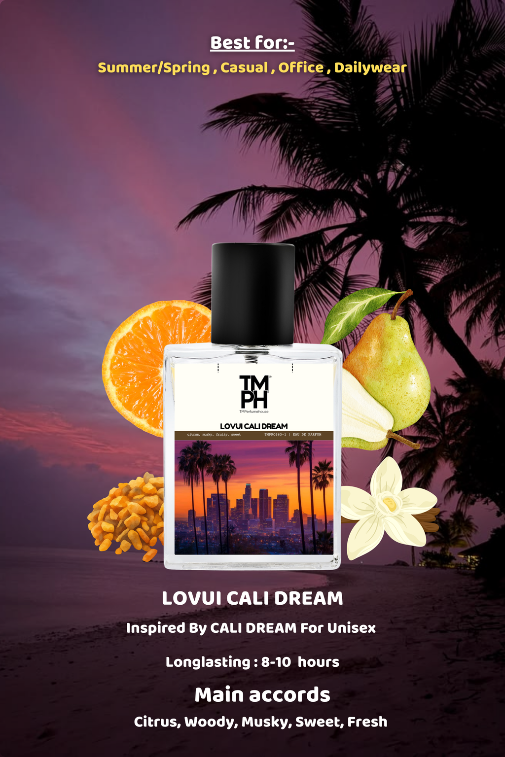 LoVui Cali Dream - Inpired Perfume | TMPerfumehouse