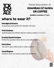 Khamrah Qtahwa or coffee