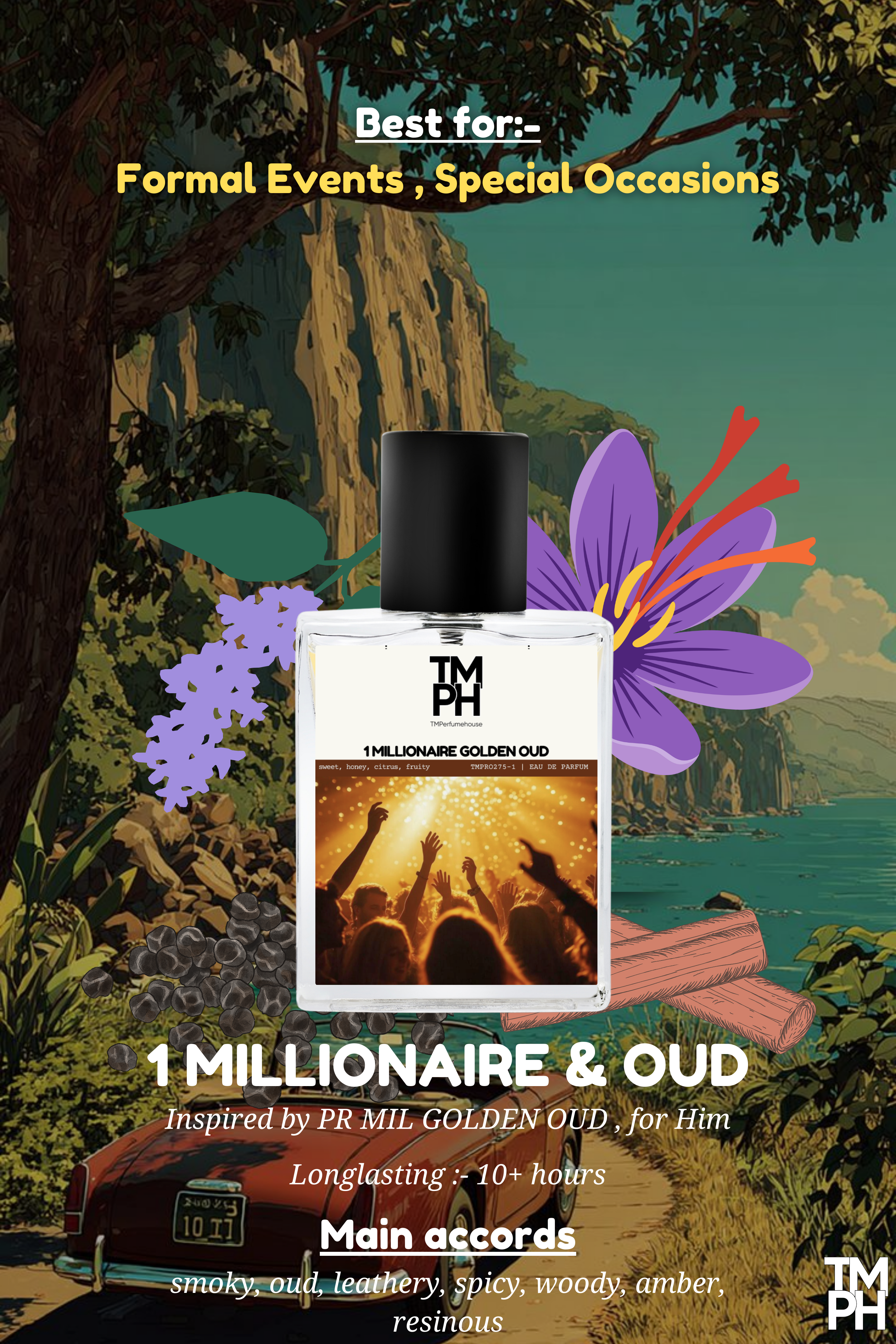1 Millionaire golden oud –  Inspired perfume | TMPerfumehouse
