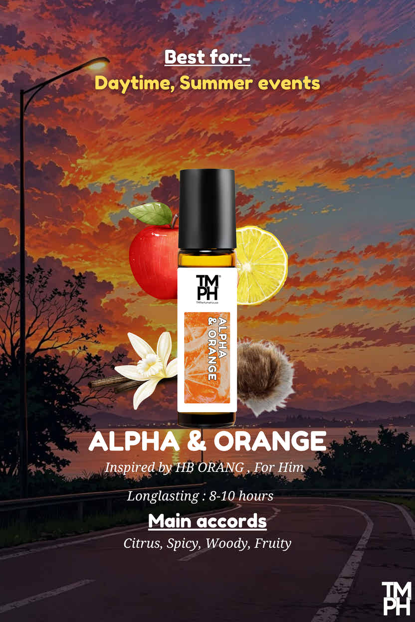 Alpha & Orange - Inspired Attar | TMPerfumehouse