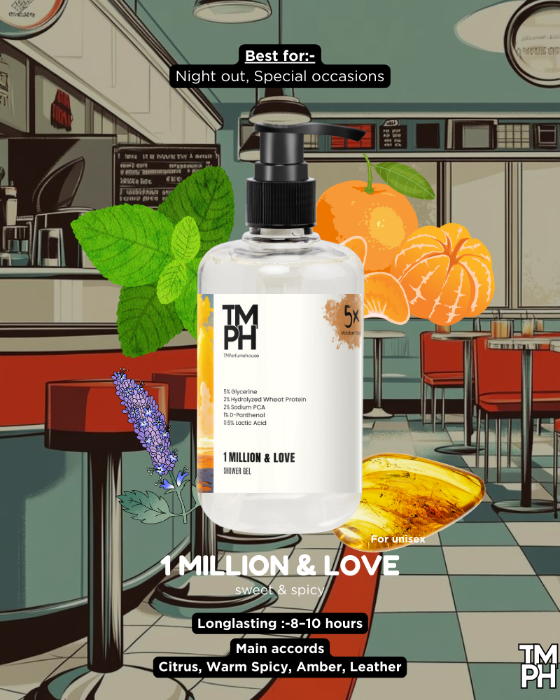 1 Million & love | Shower gel