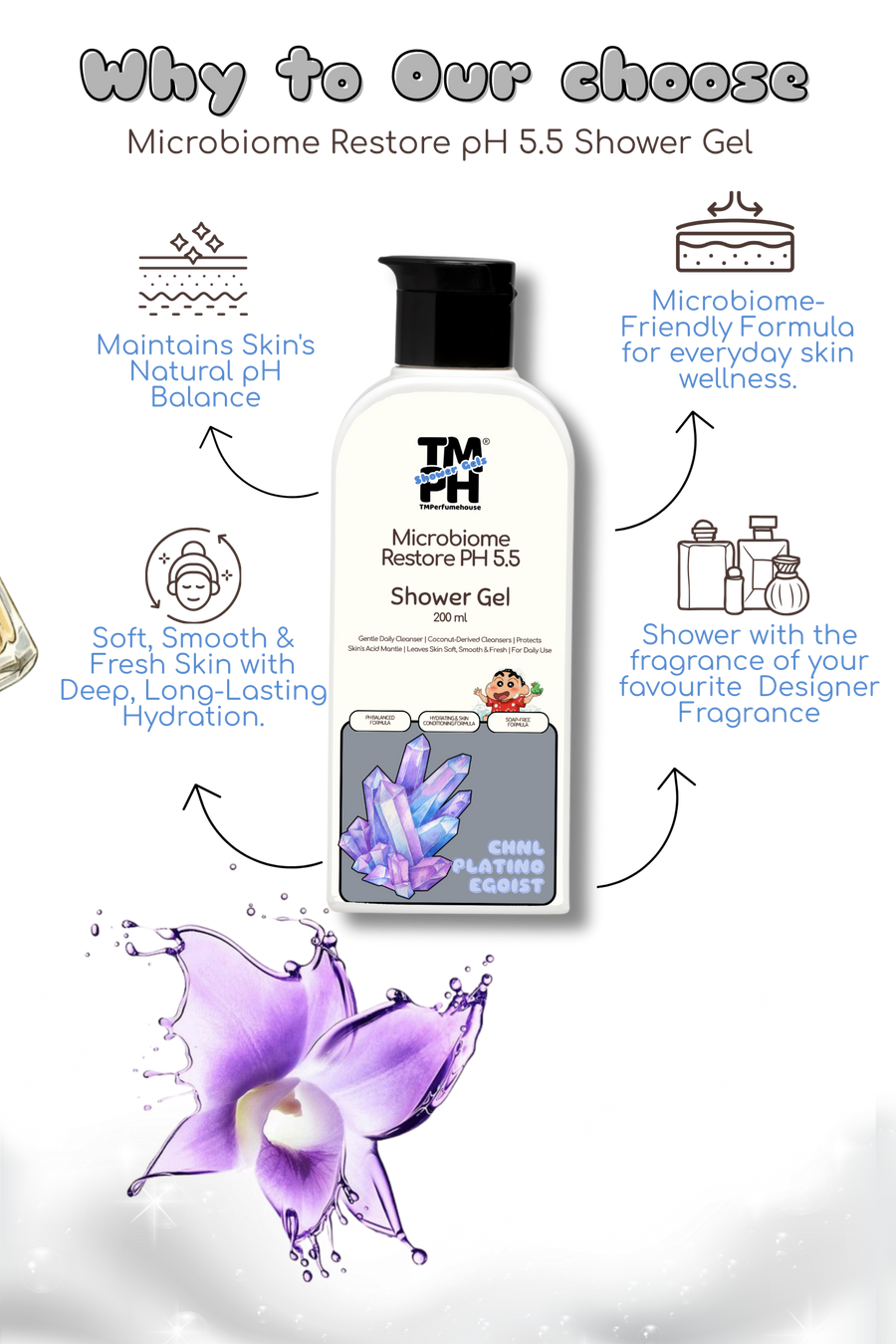 Chnl Platino Egoist | Shower gel