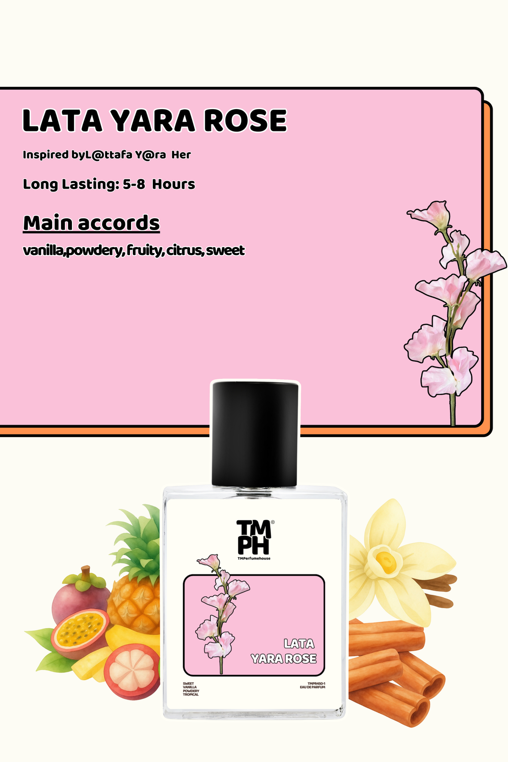 Lata Yara Rose -  LG  Inspired Perfume | TMPerfumehouse
