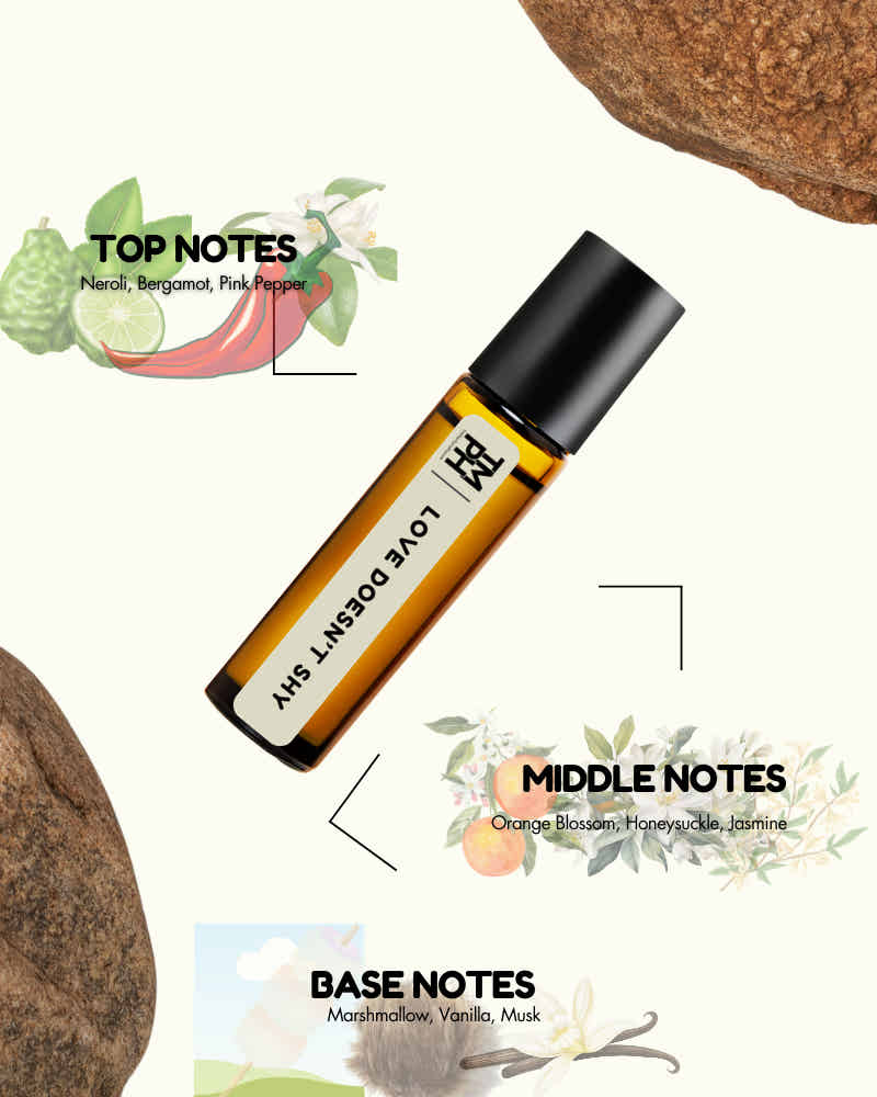 LOVE DOESN'T SHY AT | Luxury Niche Attar – 10+ Hour Long Lasting Pure Oil  - Inspired by Love, Don’t Be Shy by Ki*ian